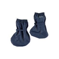 Playshoes Przeciwdeszczowe osłonki na buty marine - niebieski. Niebieskie buciki niemowlęce chłopięce Playshoes, z materiału. Za 45,00 zł.