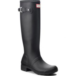 Kalosze HUNTER - Original Tour WFT1026RMA Black. Czarne kalosze damskie Hunter, z aplikacjami, z tworzywa sztucznego. Za 549,00 zł.