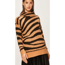 Answear - Sweter. Żółte swetry damskie ANSWEAR, s, bez wzorów, z dzianiny, bez rękawów, bez kaptura. W wyprzedaży za 69,90 zł.