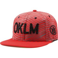 Czapki męskie: Czapka męska snapback czerwona (hx0208)