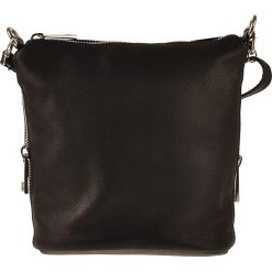 Torebki klasyczne damskie: Skórzana torebka „Ambly” w kolorze czarnym – 20 x 19 x 10 cm