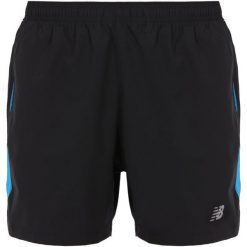 Szorty sportowe New Balance Accel 5in MS93187V. Czarne spodenki sportowe męskie New Balance, xl, bez wzorów, z poliesteru, sportowe. Za 149,00 zł.