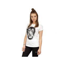 Koszulka UNDERWORLD Ring spun cotton Lion. Białe t-shirty damskie Underworld, m, z nadrukiem, z bawełny. Za 59,99 zł.