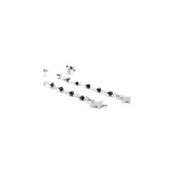 Earrings Spinel Metalizowany srebro. Czarne kolczyki damskie marki Brazi druse jewelry, z spinelem, srebrne, na sztyftcie. Za 160,00 zł.