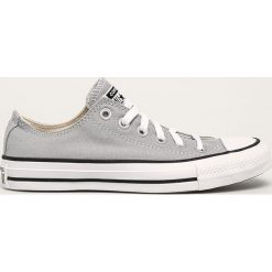 Converse - Tenisówki. Szare trampki i tenisówki damskie Converse, bez wzorów, z gumy, na sznurówki. Za 279,90 zł.