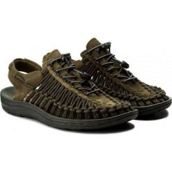 Sandały męskie: Keen Sandały męskie Uneek Leather Dark Olive/Black Olive r. 41 (1017875)