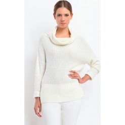 SWETER GOLF DŁUGI RĘKAW DAMSKI LUŹNY. Szare swetry oversize damskie marki Top Secret, z dzianiny. Za 69,99 zł.