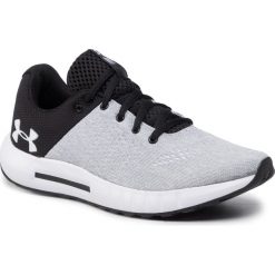 Buty UNDER ARMOUR - Ua W Micro G Pursuit 3000101-103 Wht. Szare buty sportowe damskie z materiału, sportowe, do biegania. W wyprzedaży za 159,00 zł.