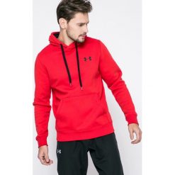Bejsbolówki męskie: Under Armour Bluza męska Rival Fitted Pull Over czerwona r.XS (1302292-600)