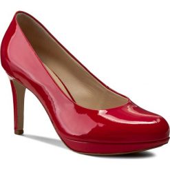 Szpilki HÖGL - 0-128004 Red 4000. Czerwone półbuty damskie HÖGL, bez wzorów, ze skóry, eleganckie, bez obcasa, na obcasie, bez zapięcia. W wyprzedaży za 359,00 zł.