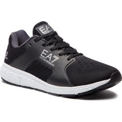 Sneakersy EA7 EMPORIO ARMANI - X8X011 XK044 00002 Black. Czarne półbuty damskie EA7 Emporio Armani, ze skóry ekologicznej. Za 719,00 zł.