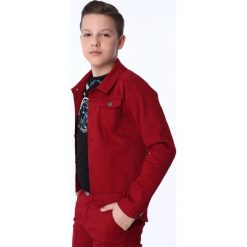 Kurtka chłopięca bordowa NDZ51600. Czerwone kurtki chłopięce marki Fasardi. Za 79,00 zł.