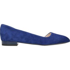Baleriny AI. Niebieskie baleriny damskie zamszowe marki Gino Rossi, eleganckie. Za 199,90 zł.