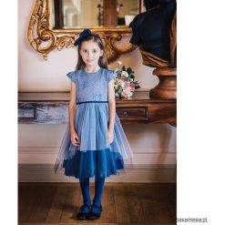 Sukienka Aurelia. Czerwone sukienki dziewczęce z falbanami Pakamera, z tiulu, eleganckie. Za 159,00 zł.