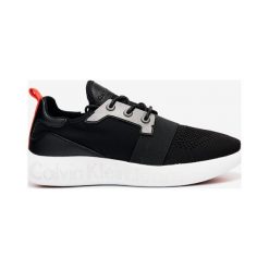 Calvin Klein Mel Tenisówki Czarny. Czarne trampki męskie Calvin Klein, bez wzorów, z jeansu, bez zapięcia. Za 547,95 zł.
