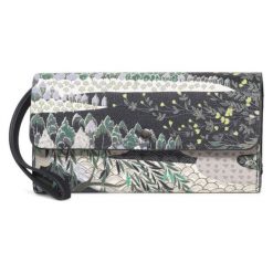 Desigual Portfel Damski Wielokolorowy Explorer Reversible. Szare portfele damskie Desigual, bez wzorów. W wyprzedaży za 255,00 zł.