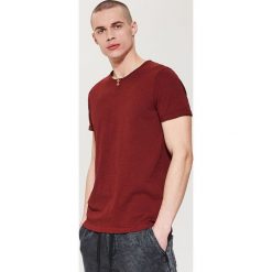 Gładki t-shirt - Bordowy. Czerwone t-shirty męskie marki House, l. Za 35,99 zł.