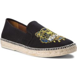 Espadryle KENZO - F865ES188F70 Noir 99. Czarne espadryle męskie marki Kenzo, ze skóry. W wyprzedaży za 489,00 zł.