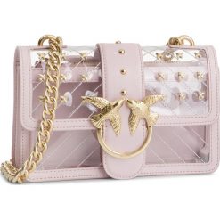 Torebka PINKO - Mini Love Plastic Tracolla PE 19 PLTT 1P21CW Y5EZ Light Pink P07. Różowe torebki klasyczne damskie marki Pinko, bez wzorów, ze skóry, wizytowe, bez dodatków. Za 1129,00 zł.