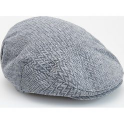 Kaszkiet w jodełkę - Granatowy. Niebieskie kaszkiety męskie Reserved, bez wzorów. Za 49,99 zł.