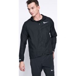 Nike - Kurtka. Czarne kurtki męskie marki Nike, s, z materiału, z kapturem. W wyprzedaży za 129,90 zł.