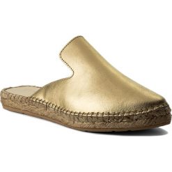 Espadryle EVA MINGE - Sagunto 3B 18MC1372332ES 711. Żółte espadryle damskie Eva Minge, bez wzorów, ze skóry ekologicznej, bez obcasa. W wyprzedaży za 189,00 zł.