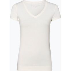 Marie Lund - T-shirt damski, beżowy. Brązowe t-shirty damskie Marie Lund, xl, bez wzorów, z bawełny, z dekoltem w serek. Za 29,95 zł.