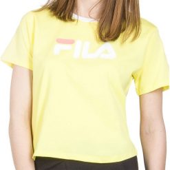 FILA SALOME > 687614-190. Koszulki damskie Fila, l, bez wzorów, z bawełny, klasyczne, z okrągłym kołnierzem. Za 149,99 zł.
