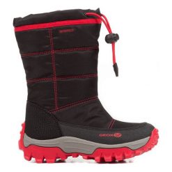 Geox Buty Zimowe Chłopięce Himalaya, 30, Czarne/Czerwone. Czerwone buty chłopięce zimowe marki Geox, z gumy. Za 329,00 zł.