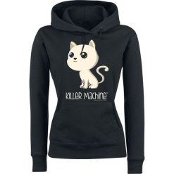 Bluzy damskie: Killer Machine Bluza z kapturem damska czarny