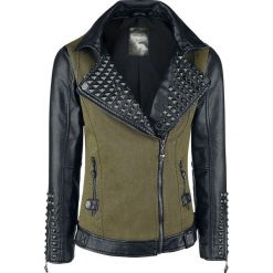 Kurtki damskie: Rock Rebel by EMP High Road Kurtka damska oliwkowy/czarny