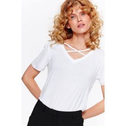 T-shirty damskie: T-SHIRT KRÓTKI RĘKAW DAMSKI GŁADKI