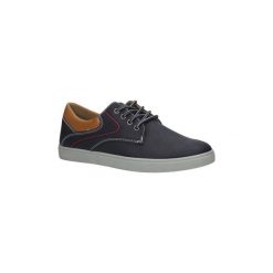 Buty Casu Granatowe półbuty sznurowane E887A-2. Czarne trampki męskie Casu, bez wzorów, na sznurówki. Za 59,99 zł.