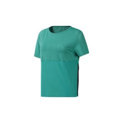 T-shirty z krótkim rękawem Reebok Sport Perforowana koszulka o wysokiej funkcjonalności. Zielone bluzki sportowe damskie Reebok Sport, s, bez wzorów, bez kołnierzyka, z krótkim rękawem, krótkie, bez kaptura. Za 159,00 zł.