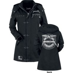 Metallica EMP Signature Collection Kurtka damska czarny. Czarne kurtki damskie marki Metallica, s, z aplikacjami, prążkowane. Za 527,90 zł.