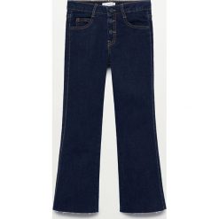 Mango Kids - Jeansy dziecięce Flare 110-164 cm. Niebieskie jeansy dziewczęce Mango Kids, bez wzorów, z elastanu. Za 89,99 zł.
