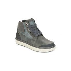 Buty Dziecko Geox J MATT.B ABX C. Szare trampki chłopięce Geox, bez wzorów, bez zapięcia. Za 300,30 zł.