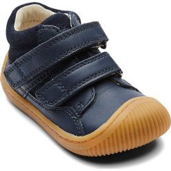 Buciki niemowlęce: Skórzane buty „Walk” w kolorze granatowym do nauki chodzenia