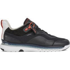 Geox Levita Tenisówki Czarny. Czarne trampki męskie Geox, bez wzorów, ze skóry, bez zapięcia. Za 654,95 zł.