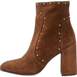 Botki damskie: Minelli Botki na obcasie marron