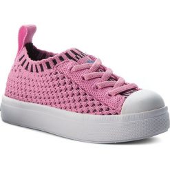 Trampki NATIVE - Jefferson 2.0 Liteknit 23100119-5670 Malibu Pink/Shell White. Różowe trampki dziewczęce marki Native, bez wzorów, z gumy, bez zapięcia. W wyprzedaży za 159,00 zł.