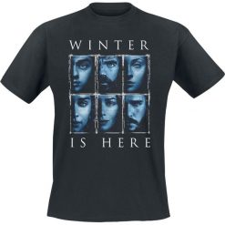 Gra o Tron Winter Is Here T-Shirt czarny. Czarne koszulki męskie marki Gra o Tron, l, z nadrukiem, z okrągłym kołnierzem. Za 74,90 zł.