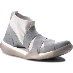 Buty adidas - PureBoost X Trainer 3.0 Ll DA8964 Greone/Shoyel/Grethr. Szare buty sportowe damskie Adidas, bez wzorów, z tworzywa sztucznego, sportowe, na fitness i siłownię. W wyprzedaży za 429,00 zł.