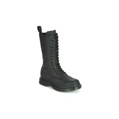 Kozaki Dr Martens 1914 KOLBERT TALL SNOWPLOW WP. Czarne kozaki damskie Dr. Martens, bez obcasa, bez zapięcia. Za 959,00 zł.