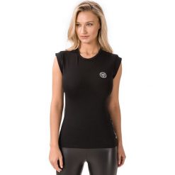 Philipp Plein Sport Podkoszulek Czarny. Czarne podkoszulki damskie Philipp Plein Sport, l, bez wzorów, z elastanu, bez kołnierzyka. Za 922,95 zł.