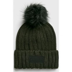 Under Armour - Czapka Snowcrest Pom Beanie. Szare czapki damskie marki Under Armour, na zimę, z dzianiny. W wyprzedaży za 79,90 zł.