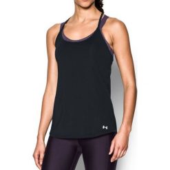 Topy sportowe damskie: Under Armour Koszulka damska Fly By Racerback Tank czarna r. M (1293483-001)