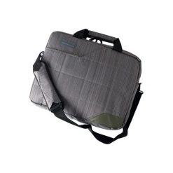 Montana Szaro-zielony Torba MODECOM. Szare torby na laptopa marki Modecom, w paski, z nylonu. Za 89,99 zł.