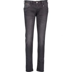 Dżinsy "Piper"- Slim fit - w kolorze czarnym. Czarne spodnie damskie z wysokim stanem marki Herrlicher. W wyprzedaży za 215,95 zł.
