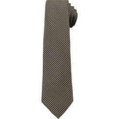 Beżowy Elegancki Krawat Męski -ALTIES- 6 cm, w Drobny Rzucik KRALTS0263. Brązowe krawaty męskie Alties, bez wzorów, z tkaniny, eleganckie. Za 39,00 zł.